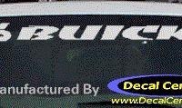 DC08066 Buick Decal w/6 Symbol 