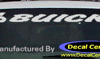 DC08067 Buick Decal w/6 Symbol 