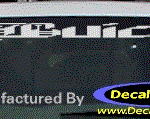 DC08070 Buick Decal w/6 Symbol