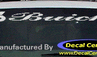 DC08071 Buick Decal w/6 Symbol 