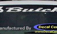 DC08072 Buick Decal w/6 Symbol 