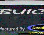 DC08074 Buick Decal w/6 Symbol