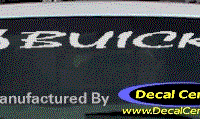 DC08074 Buick Decal w/6 Symbol 