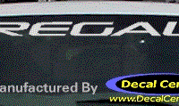 DC08076 Buick Regal Decal 