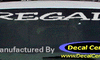 DC08085 Buick Regal Decal 