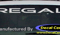 DC08090 Buick Regal Decal 