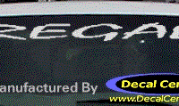 DC08092 Buick Regal Decal 