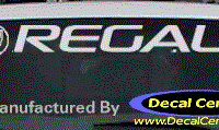 DC08098 Buick Regal Decal w/Symbol 