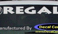 DC08101 Buick Regal Decal w/Symbol 