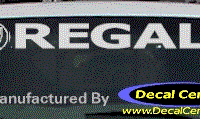 DC08102 Buick Regal Decal w/Symbol 