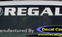 DC08103 Buick Regal Decal w/Symbol 