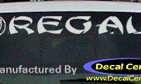 DC08104 Buick Regal Decal w/Symbol 