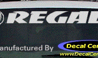 DC08105 Buick Regal Decal w/Symbol 