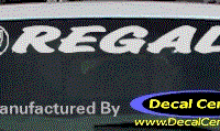 DC08106 Buick Regal Decal w/Symbol 