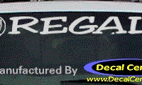 DC08107 Buick Regal Decal w/Symbol 