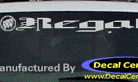 DC08109 Buick Regal Decal w/Symbol 