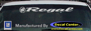 DC08111 Buick Regal Decal w/Symbol