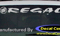 DC08115 Buick Regal Decal w/Symbol 