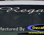 DC08117 Buick Regal Decal w/Symbol