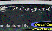 DC08117 Buick Regal Decal w/Symbol 