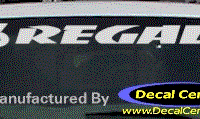 DC08127 Buick Regal Decal w/6 Symbol 