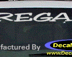 DC08129 Buick Regal Decal w/6 Symbol