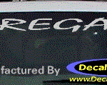 DC08136 Buick Regal Decal w/6 Symbol