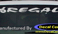 DC08137 Buick Regal Decal w/6 Symbol 