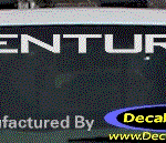 DC08141 Buick Century Decal