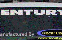 DC08144 Buick Century Decal 