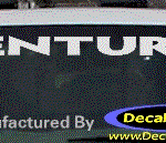 DC08145 Buick Century Decal