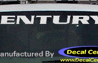 DC08147 Buick Century Decal 