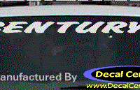 DC08150 Buick Century Decal 