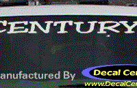 DC08151 Buick Century Decal 