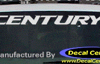 DC08152 Buick Century Decal 
