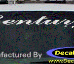 DC08154 Buick Century Decal