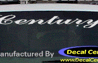 DC08154 Buick Century Decal 