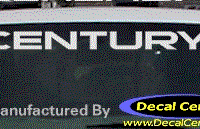 DC08157 Buick Century Decal 