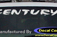 DC08159 Buick Century Decal 