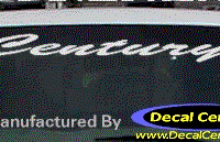 DC08160 Buick Century Decal 