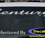 DC08161 Buick Century Decal