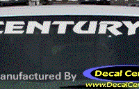 DC08162 Buick Century Decal 