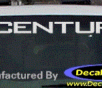 DC08163 Buick Century Decal w/Symbol