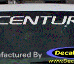 DC08164 Buick Century Decal w/Symbol