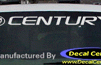 DC08164 Buick Century Decal w/Symbol 