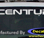 DC08165 Buick Century Decal w/Symbol