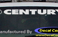 DC08166 Buick Century Decal w/Symbol 