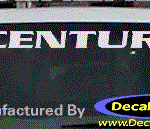 DC08169 Buick Century Decal w/Symbol