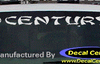 DC08170 Buick Century Decal w/Symbol 