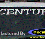 DC08173 Buick Century Decal w/Symbol